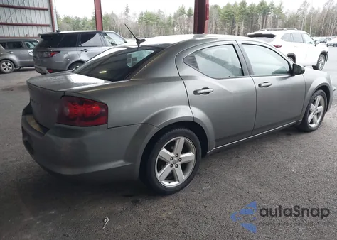 2013 Dodge Avenger Se из США, поврежденный, VIN 1C3CDZAB8DN589267